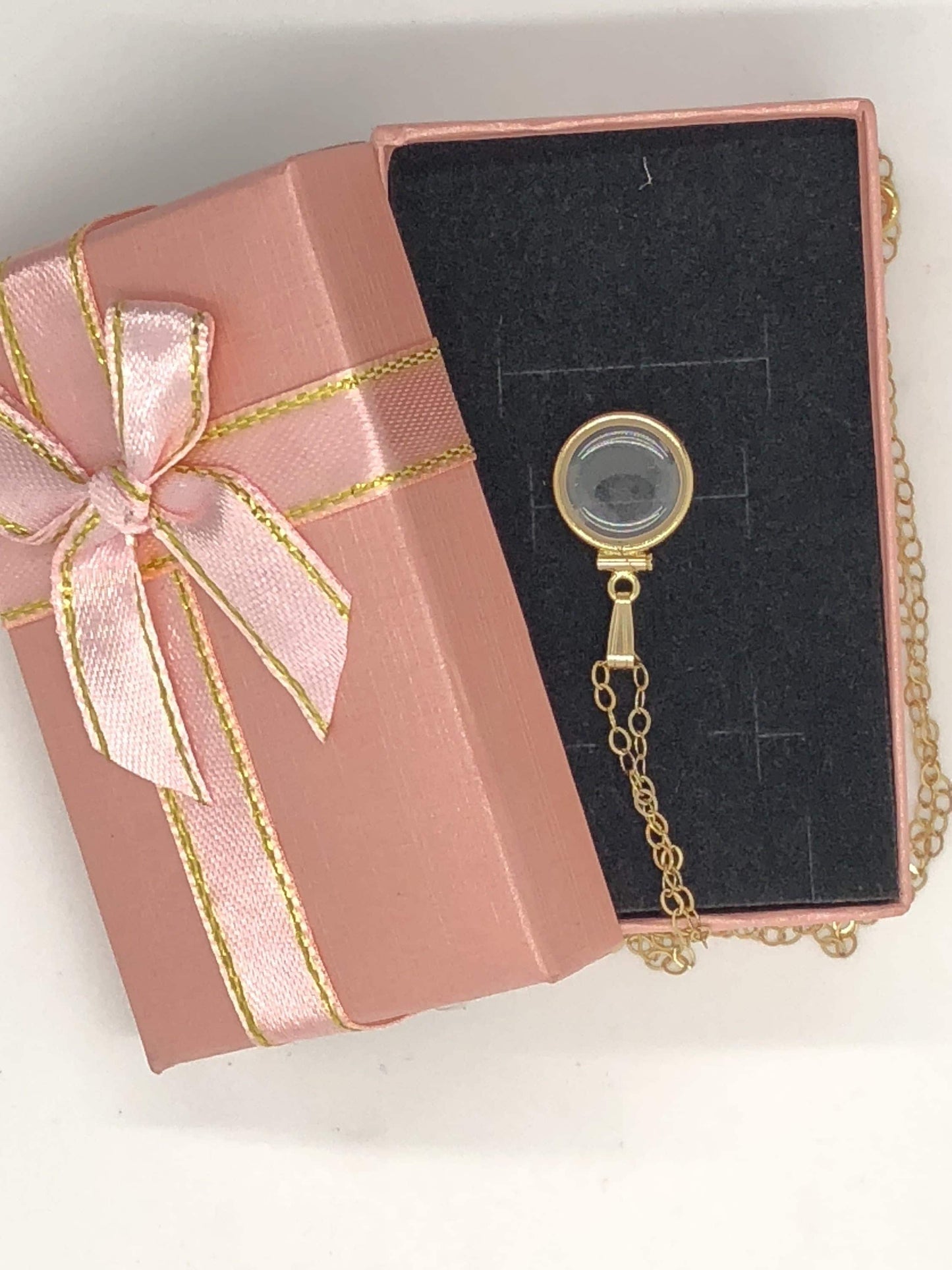 14k solid gold empty 12.5 mm handmade shaker locket, free screwdriver included , waiting for your small treasures