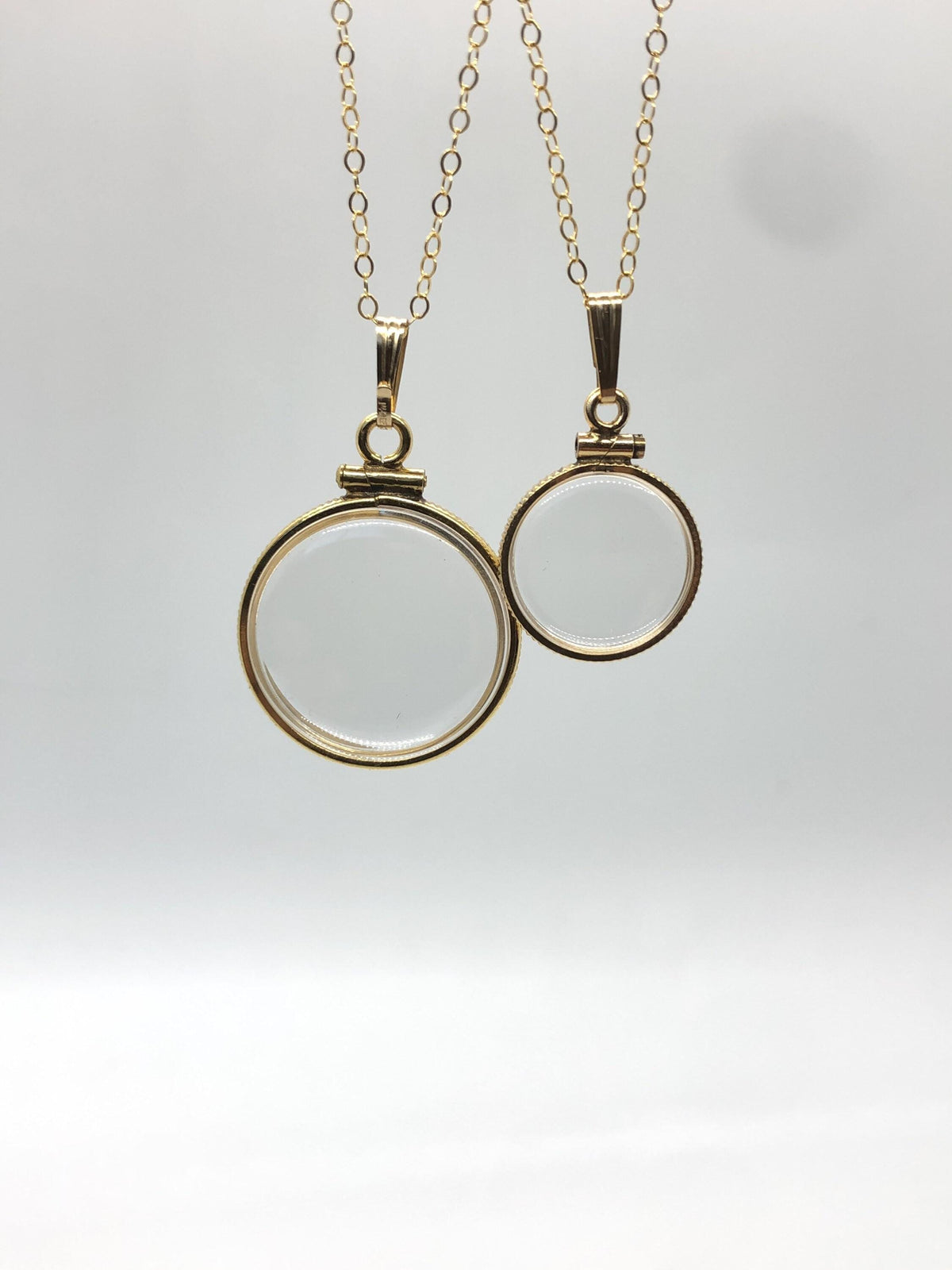 Empty vintage shaker locket 12k gold filled, 50 year old new stock,  20mm or 15 mm limited supply