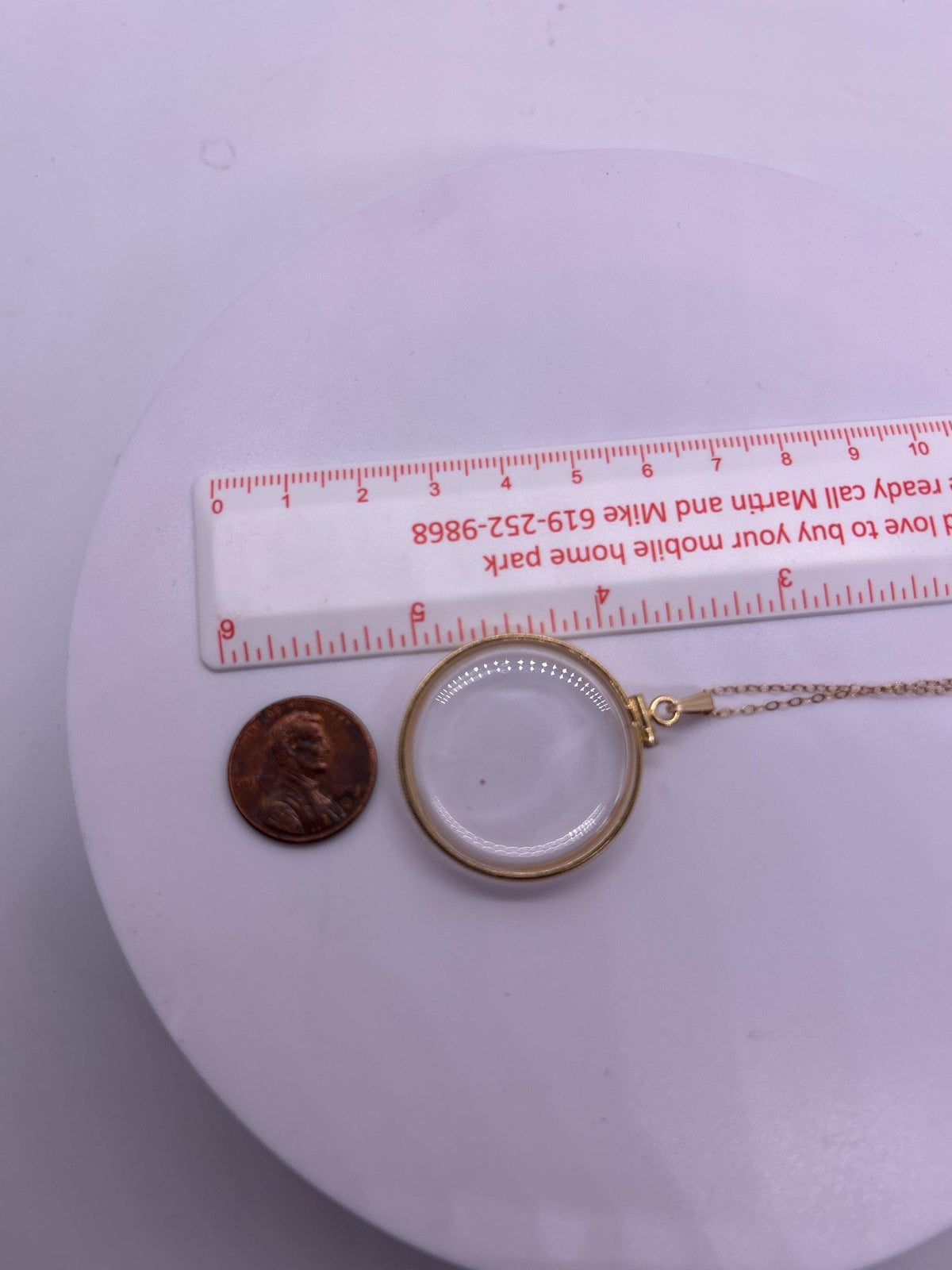 Empty customizable 30 mm handmade 14k gold filled shaker locket necklace w/ free screwdriver waiting for your little treasures