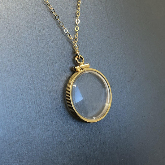 20mm 14K Gold-Filled Shaker Locket for Keepsakes