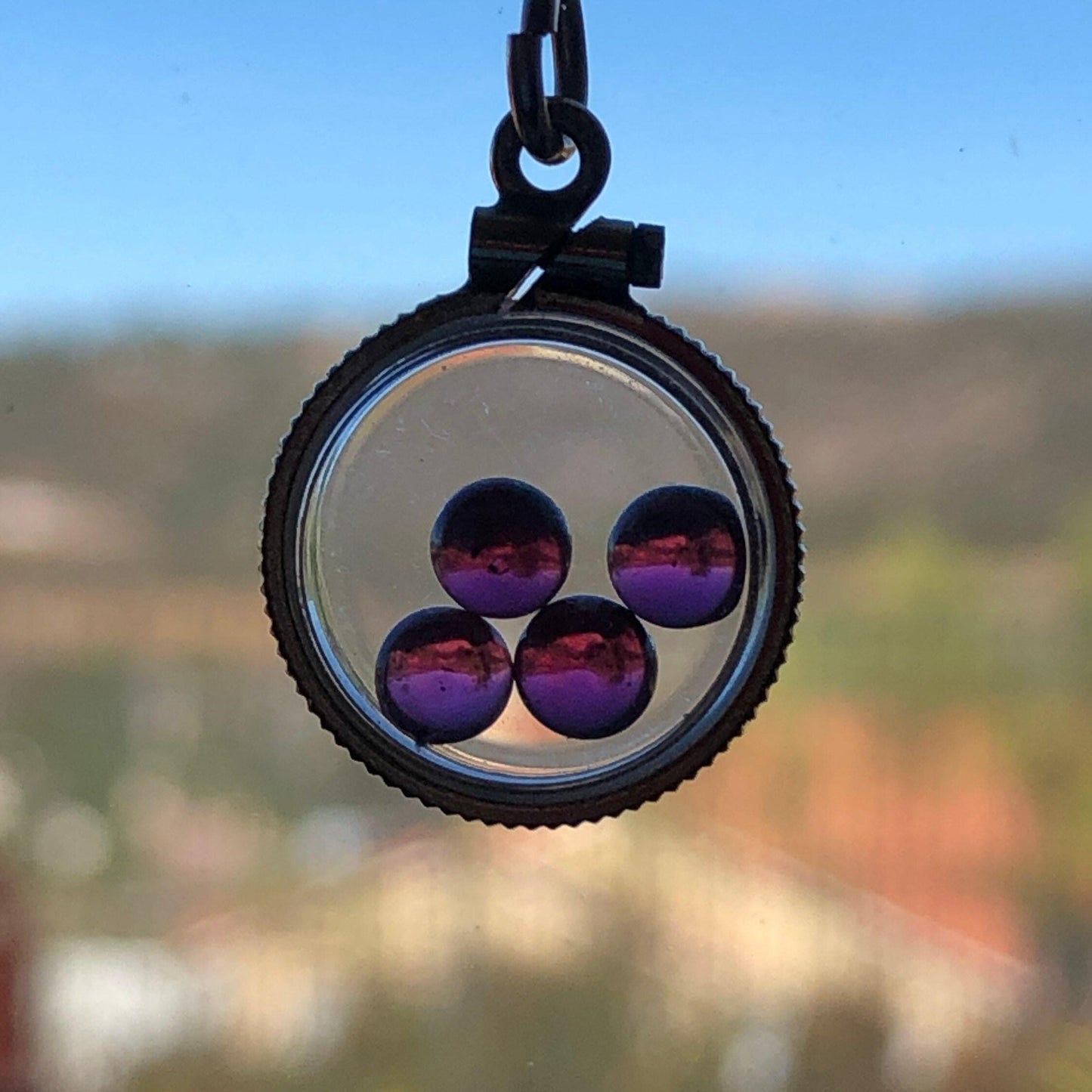 Vintage garnet shaker locket  12k gold w/ 1.6 ctw beautiful gems, january birthstone new old stock, 50 year old lockets limited supply