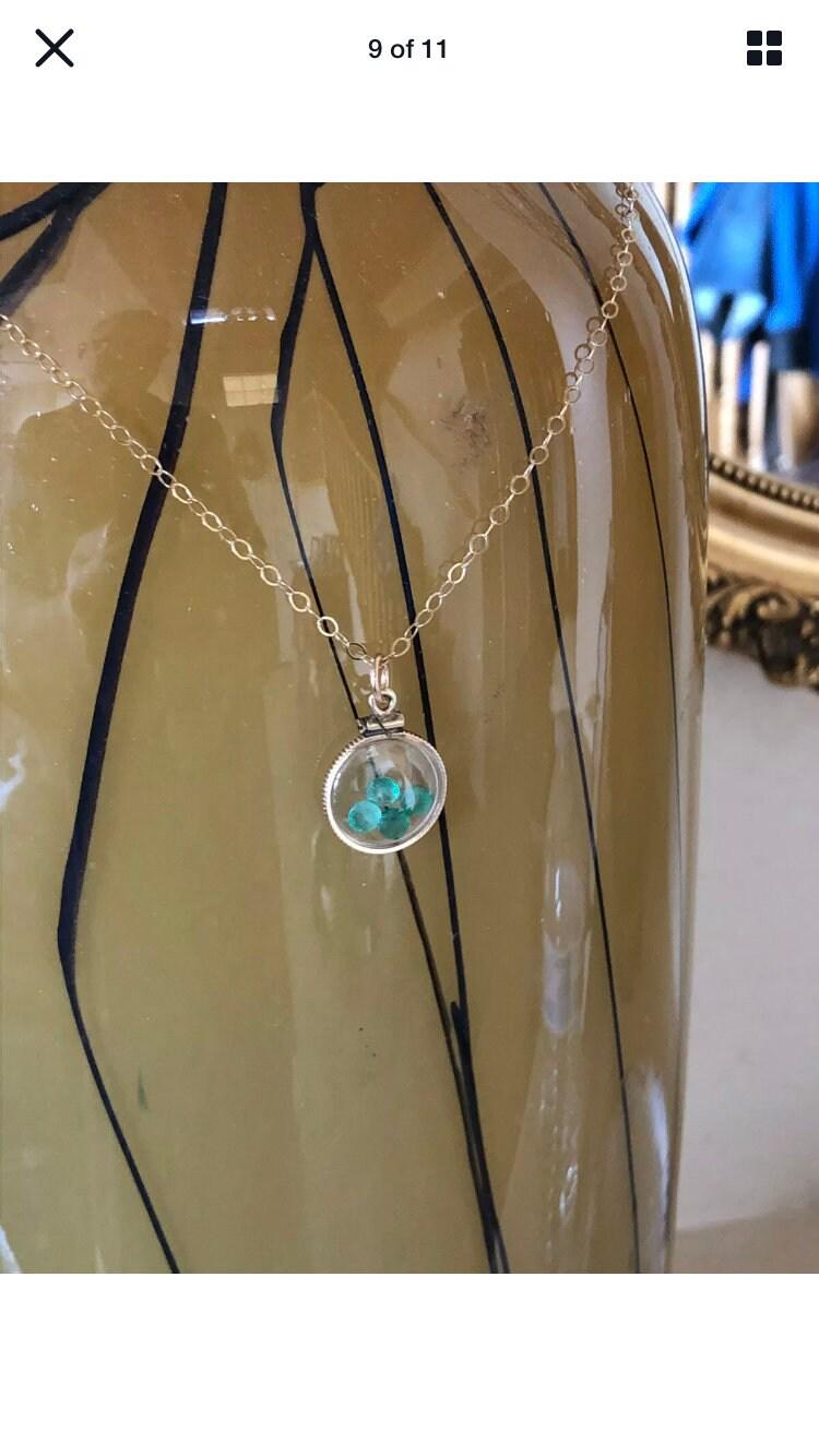 Vintage emerald shaker locket, 12k gold filled, genuine natural stones new old stock 50 years old. make a locket for your mom