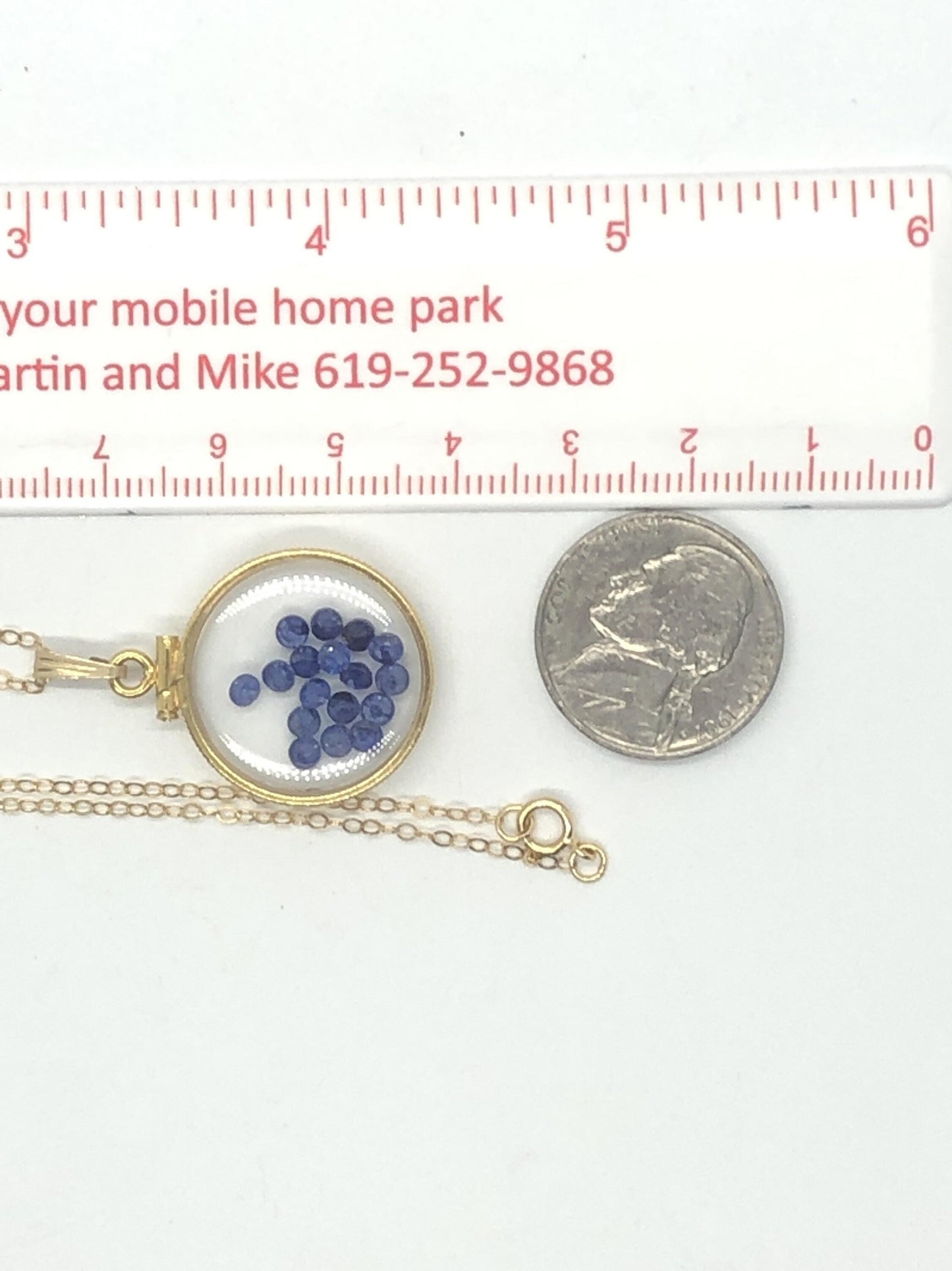 Handmade sapphire shaker locket 14k gf or silver filled w/ beautiful september birthstone, you can custom create a locket for mother’s day