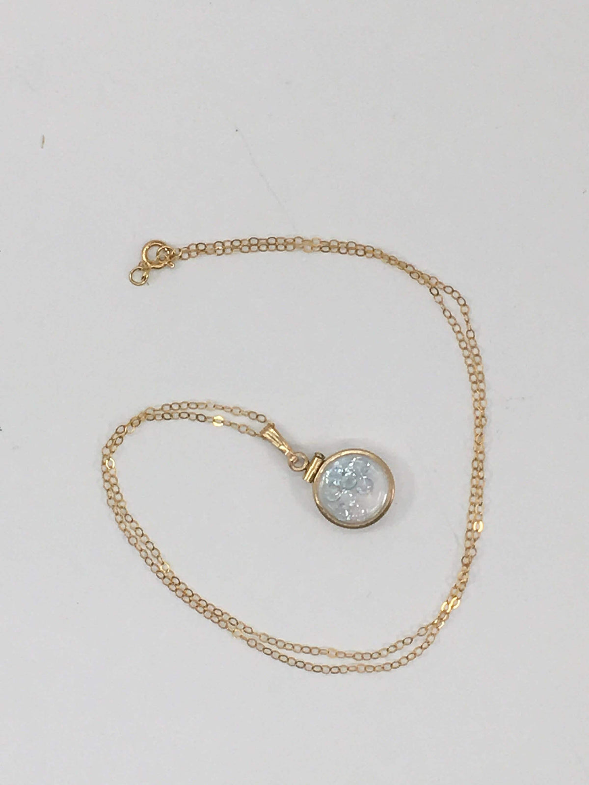 Diminutive  topaz  shaker locket 14k gold filled or sterling silver with beautiful november birthstone 0.9 tcw