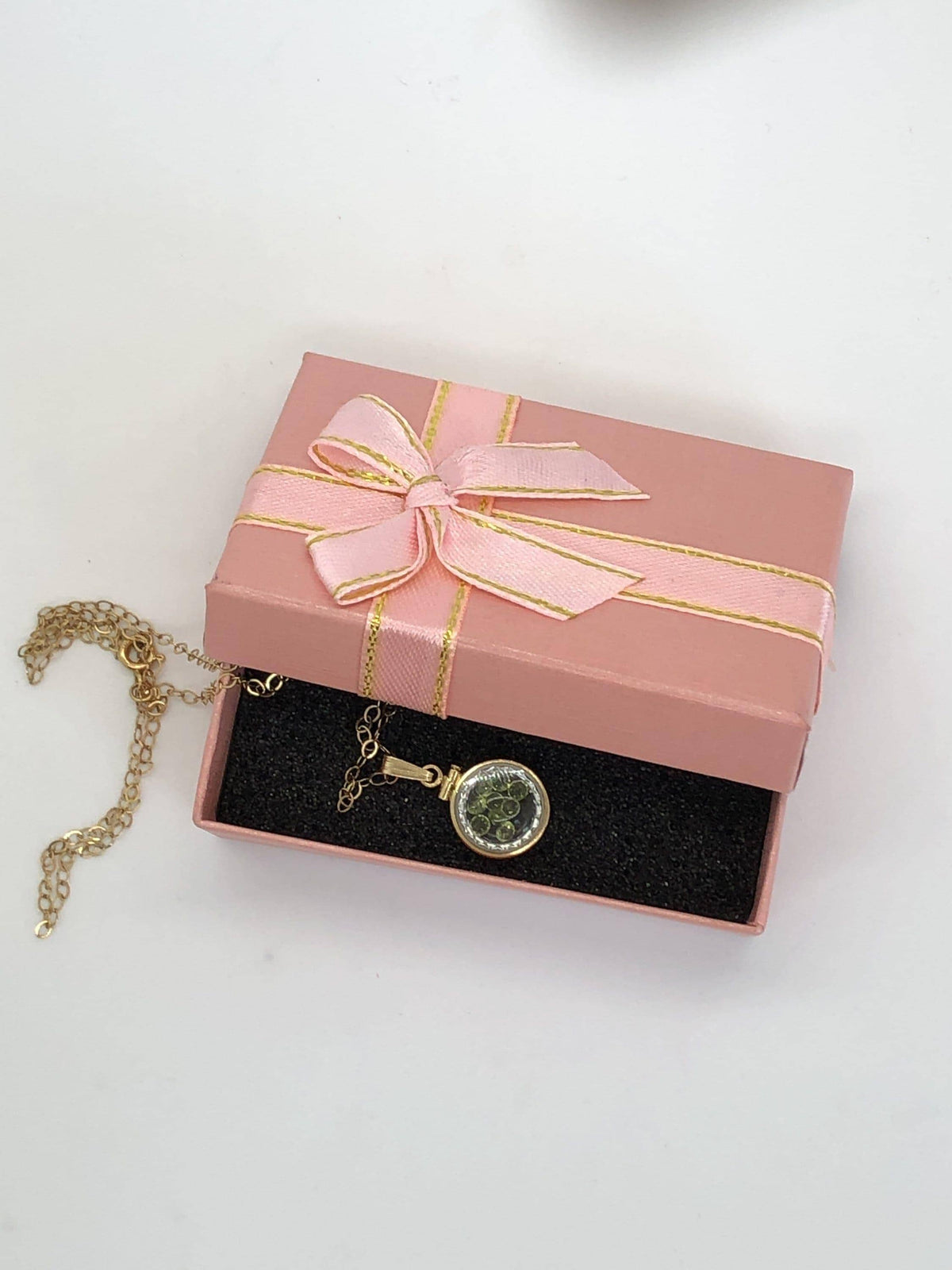 12.5mm 14K Gold-Filled Diamond-Edge Shaker Locket for Tiny Keepsakes