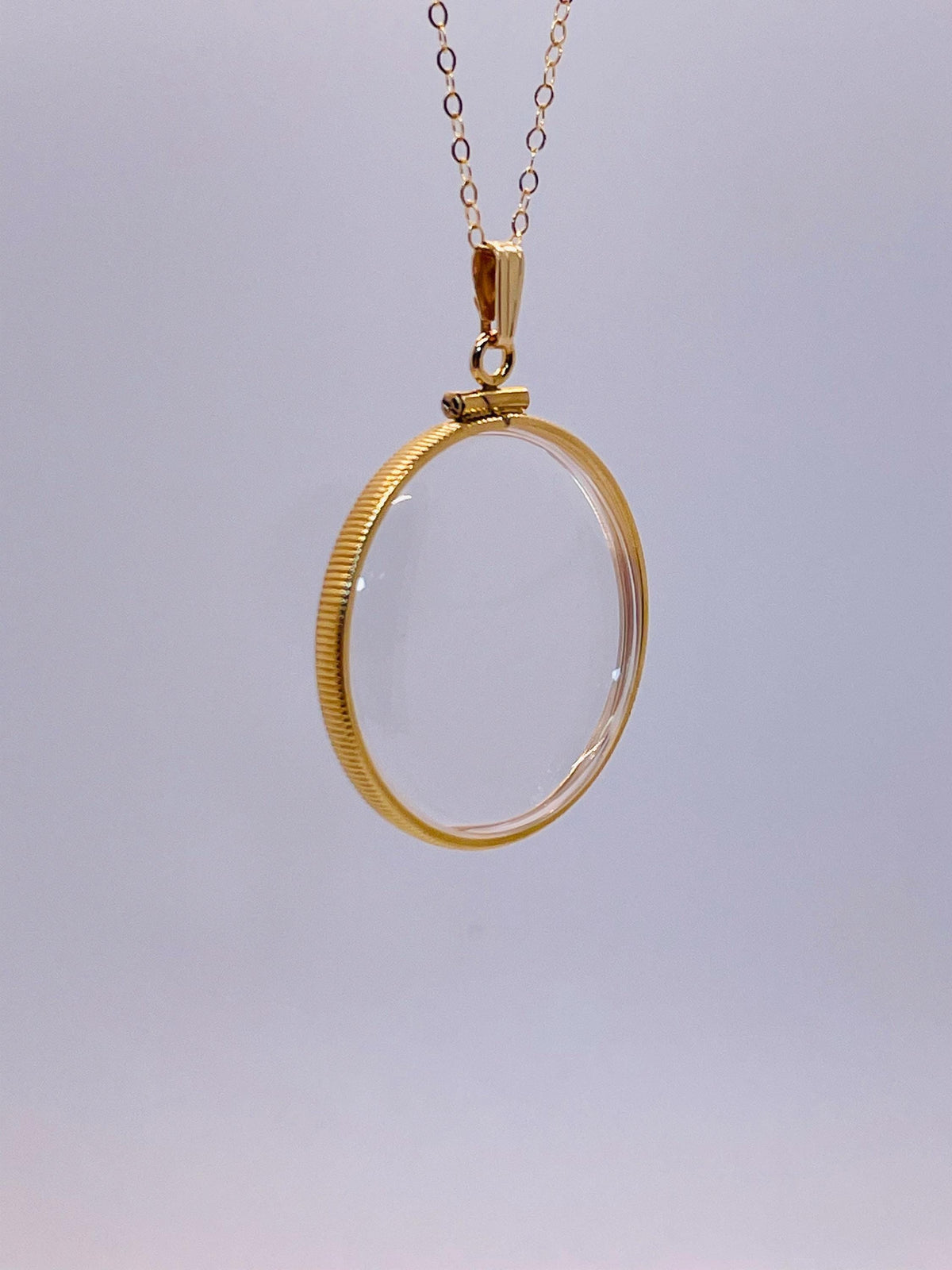 Empty customizable 32mm handmade 14k gold filled shaker locket necklace w/ free screwdriver waiting for your little treasures