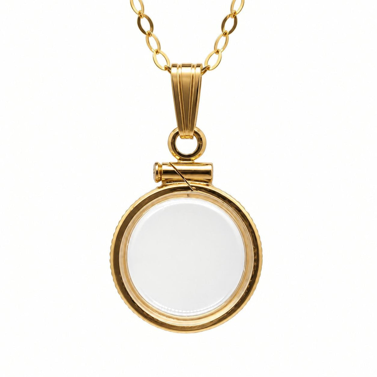 12.5mm 14K Gold-Filled Shaker Locket for Tiny Keepsakes
