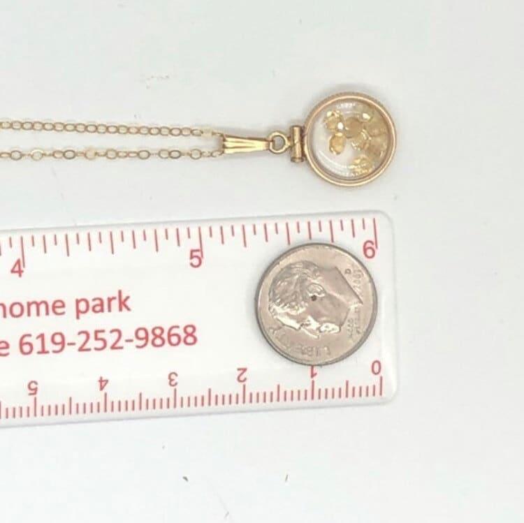12.5mm 14K Gold-Filled Shaker Locket for Tiny Keepsakes
