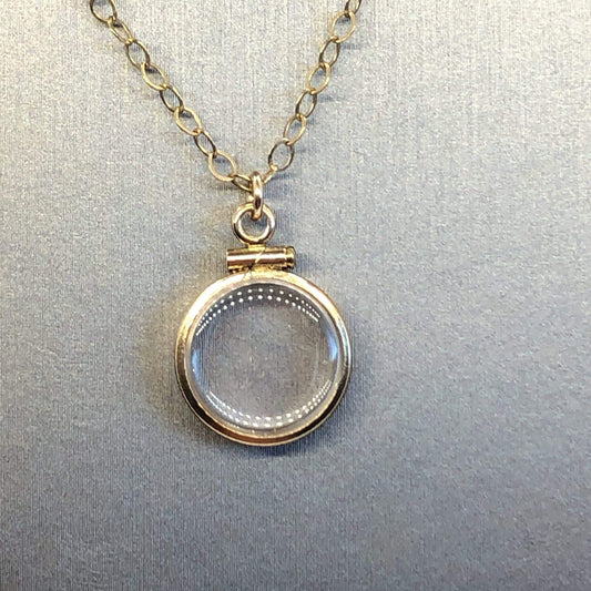 12.5mm 14K Gold-Filled Jump-Ring Shaker Locket Necklace