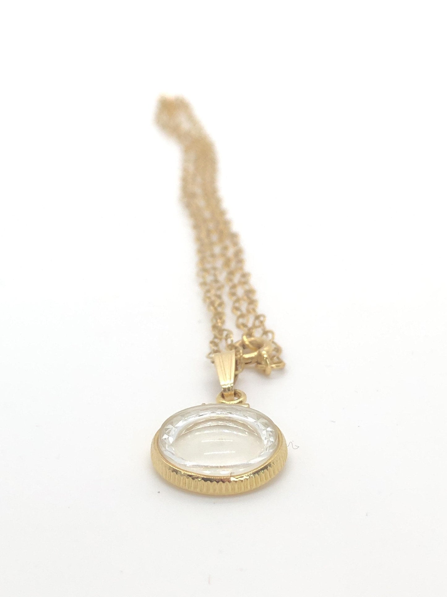 Solid 14K Gold 12.5mm Diamond-Edge Shaker Locket for Tiny Keepsakes