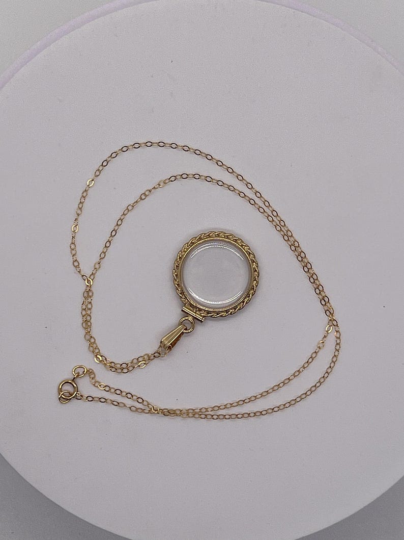 21mm Deep 14K Gold-Filled Rope-Edge Shaker Locket for 2–3mm Gems