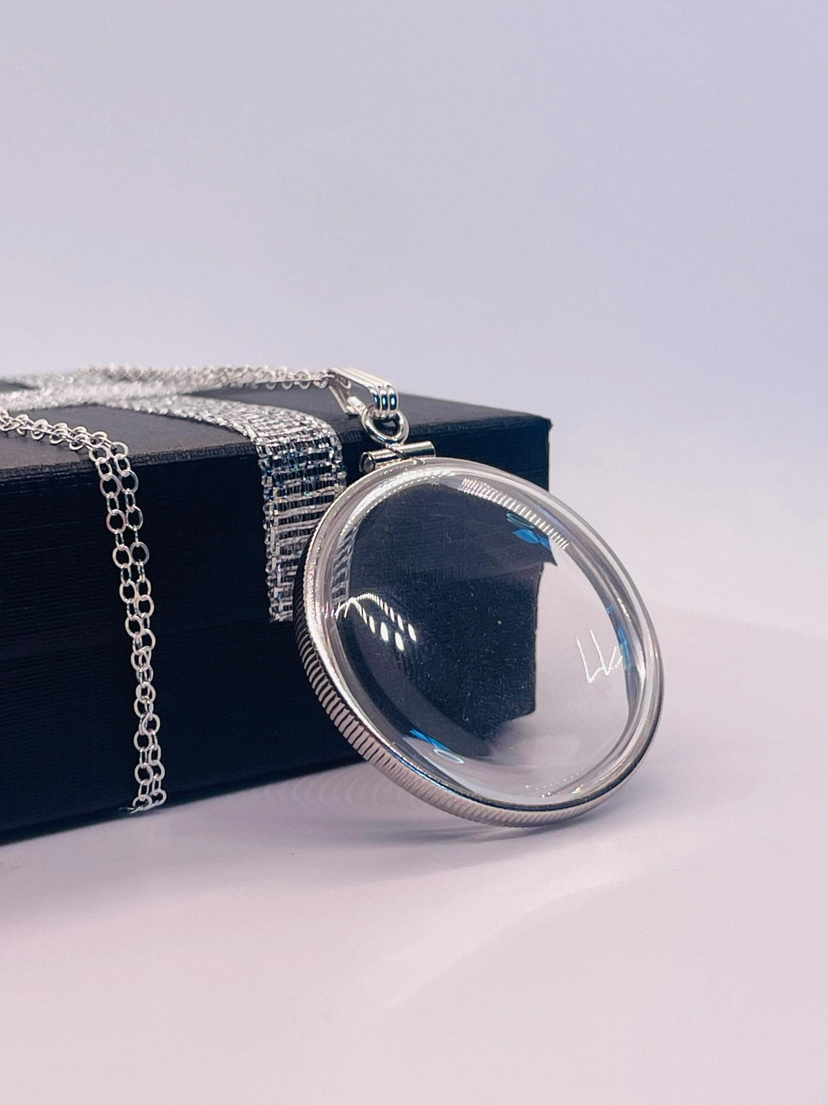 30mm Sterling Silver Shaker Locket